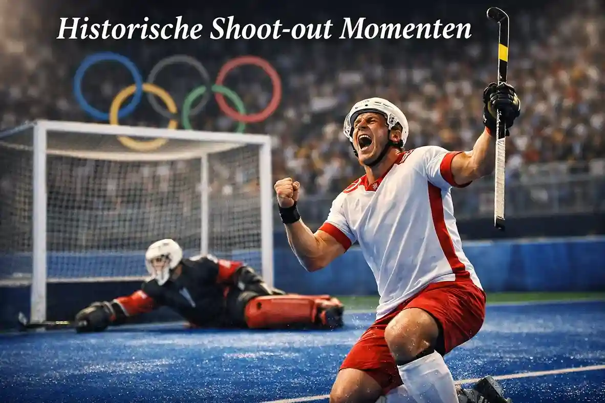 Dramatisch moment tijdens olympische hockey shoot-out